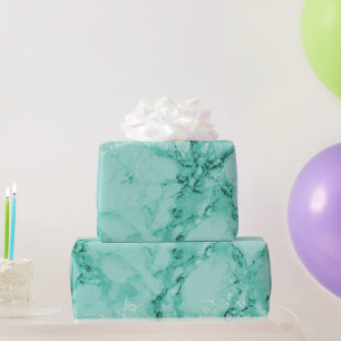 Mint Green Marmor Texture Design Geschenkpapier