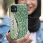 Mint Green Metallic Glitzer Bling Handgeschrieben Case-Mate iPhone 14 Hülle<br><div class="desc">Das Design ist ein Foto und die Hüllen sind nicht mit echtem Glitzer, Sequinen, Metallen oder Holz gemacht. Dieses Design ist auch auf anderen Telefonmodellen erhältlich. Wählen Sie Gerätetyp aus, um andere iPhone-, Samsung Galaxy- oder Google-Hüllen zu sehen. Einige Stile können geändert werden, indem Sie Style auswählen, wenn dies eine...</div>