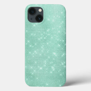 Mint Green Sparkle Glitzer Girly Glam Case-Mate iPhone Hülle