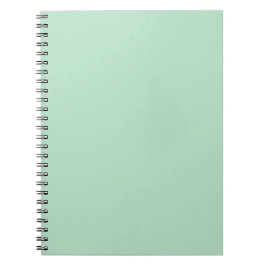 Mint Green Spiral Notebook - elegant und Minimalis Notizblock