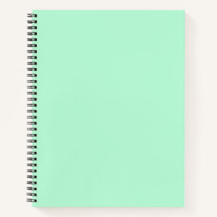 Mint Green Spiral Notebook Notizbuch
