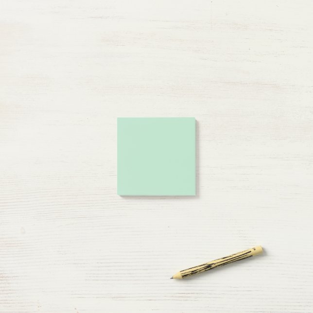 Mint Green Sticky Notes - elegant & funktionell Post-it Klebezettel (Auf Schreibtisch)