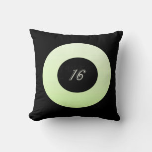 Mint Green Sweet 16 Coussin