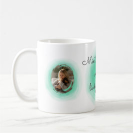 Mint Green Watercolor Dachshund - Custom Name Kaffeetasse
