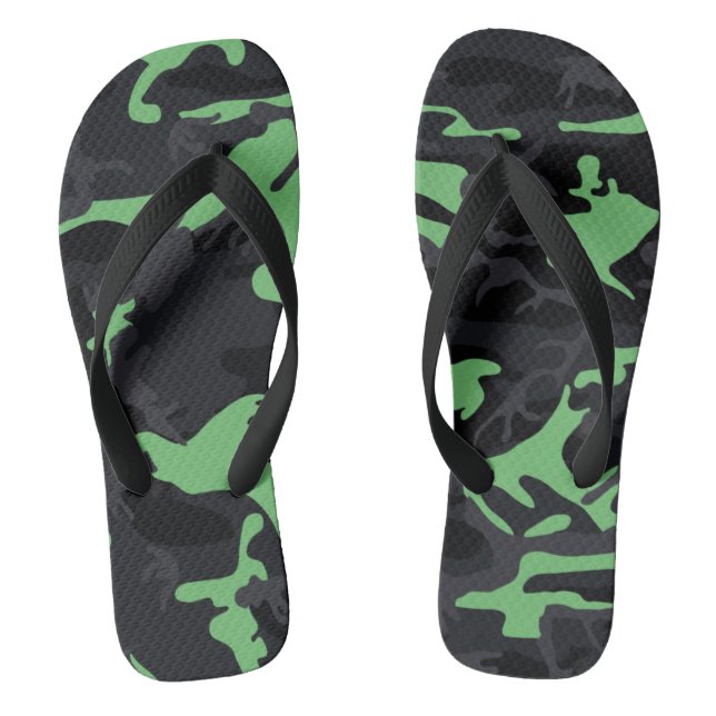 Mint Highlights Camo Flip Flops (Fußbett)