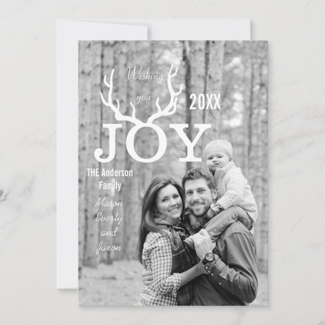 Mint Joy Deer Antler Weihnachten (Vorderseite)