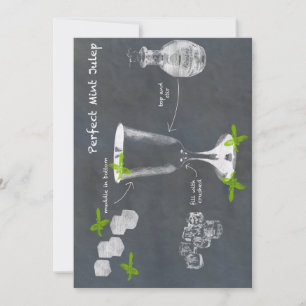 Mint Julep Cocktail Einladung