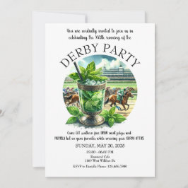 Mint Julep Derby Party Einladung