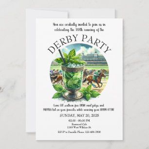 Mint Julep Derby Party Einladung