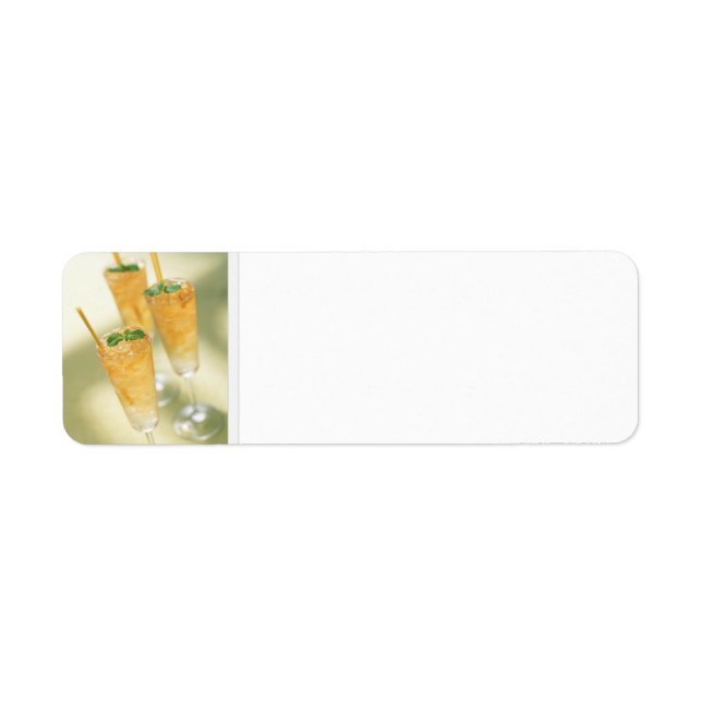 Mint Julep Kentucky Derby Cocktails Anschrift Labe (Vorne)