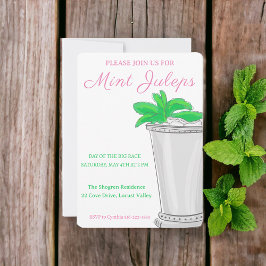Mint Juleps Race Derby Day Einladung