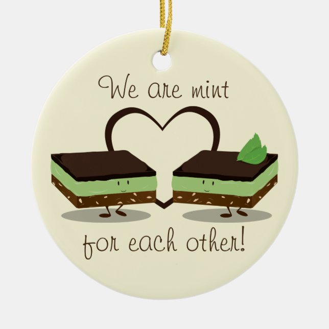 Mint Love Nanaimo Bars | Ornement (Devant)