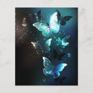 Mint-Night-Schmetterlinge Flyer