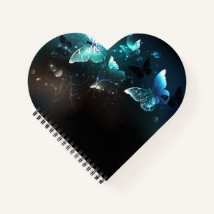 Mint-Night-Schmetterlinge Notizbuch
