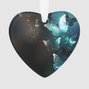 Mint-Night-Schmetterlinge Ornament