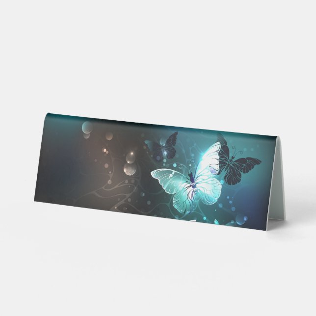 Mint-Night-Schmetterlinge Tischaufsteller (Vorderseite)