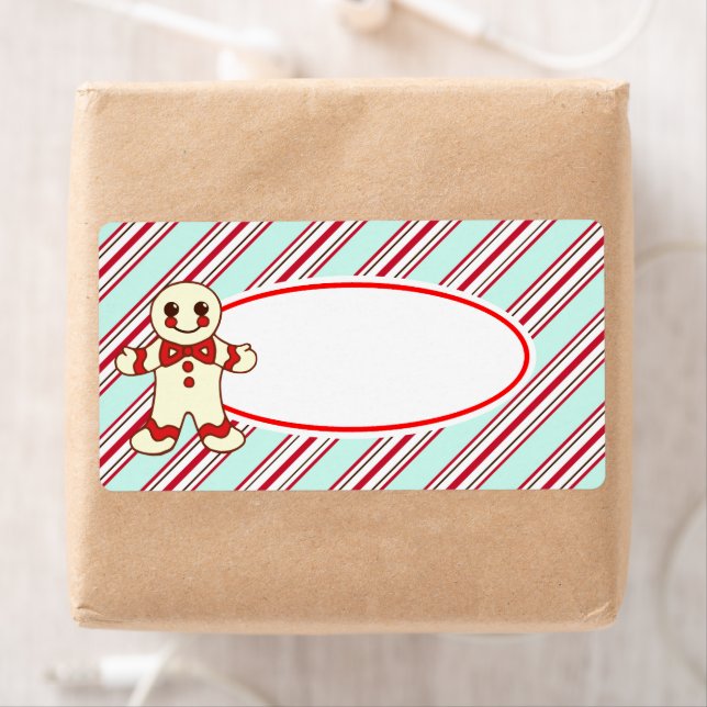 Mint Peppermint Weihnachtskekse Labels (Insitu)