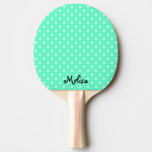 Mint Polka Punkte Tischtennispaddel für Tischtenn Tischtennis Schläger