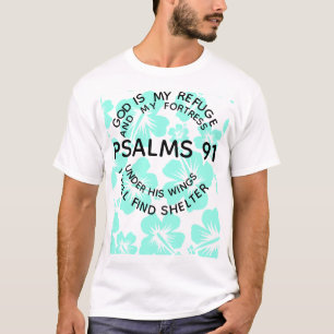 Mint Psalmen 91 Blumen-Shirt T-Shirt