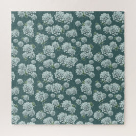 Mint Rosette Succulents Wiederholen Druck auf Pine