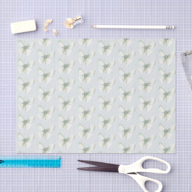 Mint Schmetterlinge Geburtstag Seidenpapier (Handwerk)