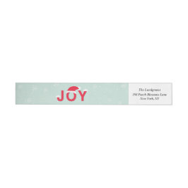 Mint Snow Joliday Label