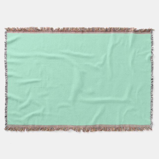 Mint Solid Color Decke (Vorderseite)