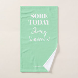 Mint Sore Aujourd'Hui Fort Demain Nom Exercice Gym