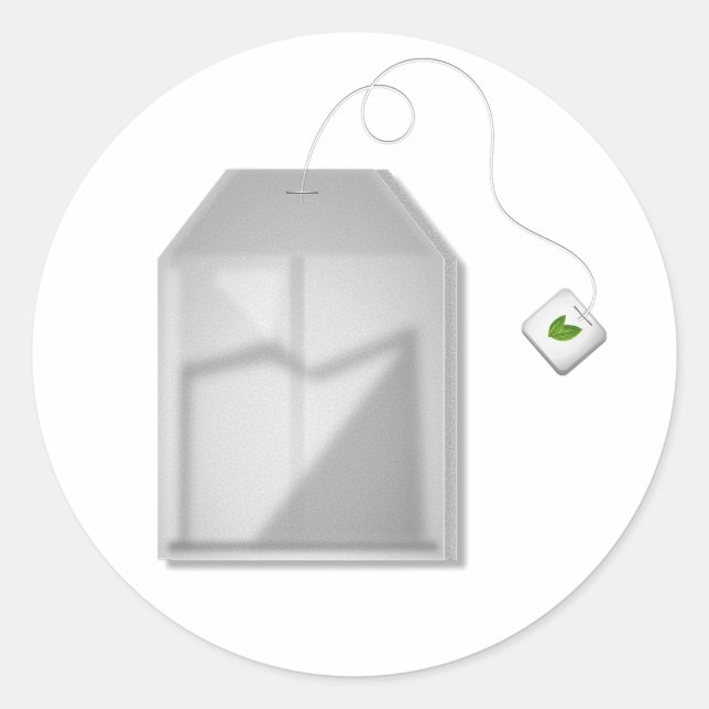 Mint Tea Bag Stickers (Vorderseite)