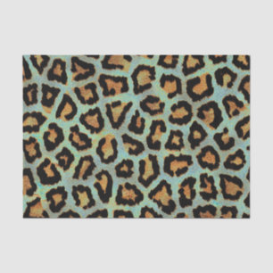 Mint Tee ich aquamarin Leopard Papier