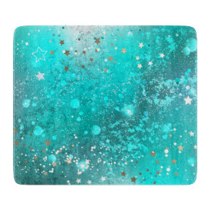 Mint Türkis Folienhintergrund Schneidebrett
