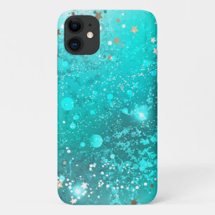 Mint Turquoise Foil Hintergrund Case-Mate iPhone Hülle