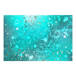 Mint Turquoise Foil Hintergrund Fotodruck