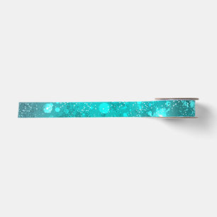 Mint Turquoise Foil Hintergrund Satinband