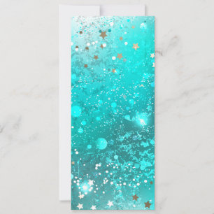 Mint Turquoise Foil Hintergrund Save The Date