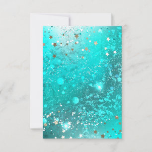 Mint Turquoise Foil Hintergrund Save The Date