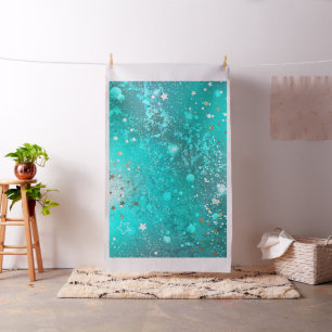 Mint Turquoise Foil Hintergrund Stoff