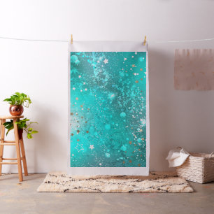 Mint Turquoise Foil Hintergrund Stoff