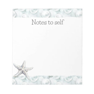 Minter Ocean Beach Starfish Notizblock