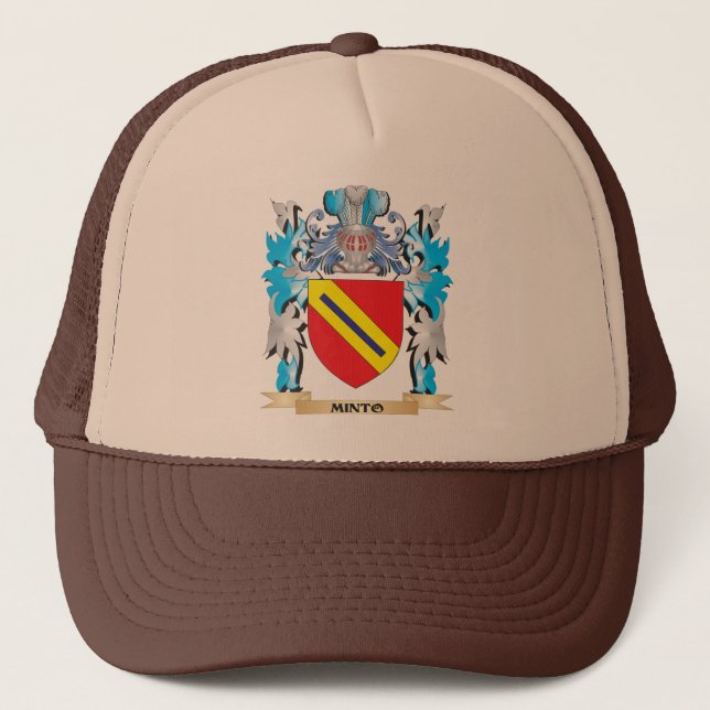 Minto Wappen - Familienwappen Truckerkappe (Vorderseite)