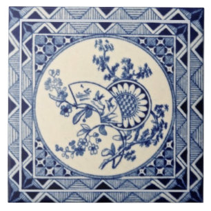 Minton Hollins Ästhetik anglo-japanische Repro Til Fliese