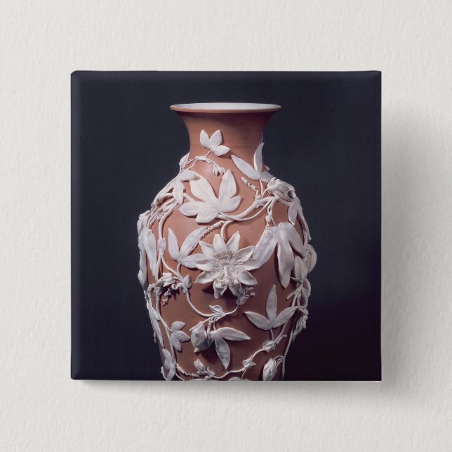 Minton Parian Ware-Vase, 1894 Button (Vorderseite)