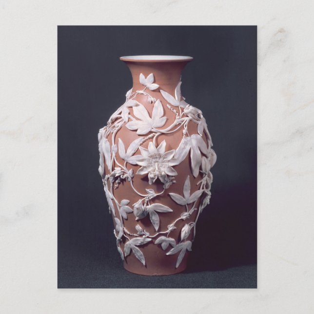 Minton Parian Ware vase, 1894 Postkarte (Vorderseite)