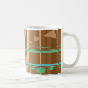 Mintschokoladengeometrie Kaffeetasse