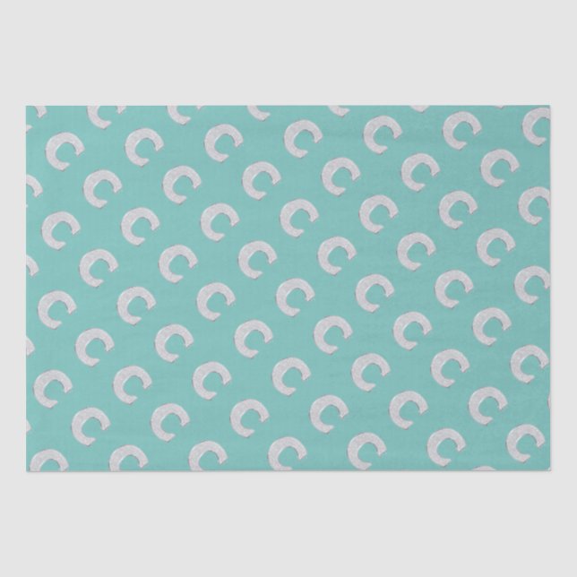 Mintsilberbuchstabe C Seidenpapier (Vorderseite)