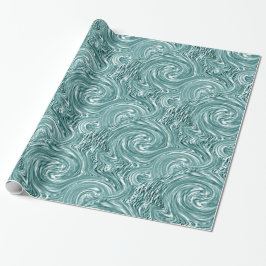 Mintwirbelpapier Geschenkpapier