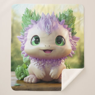 Minty, der charmante Axolotl Sherpadecke