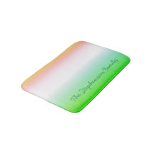 Minty Green to White Gradient mit grünem Script