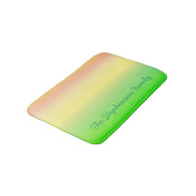 Minty Green to Yellow Gradient mit grünem Skript