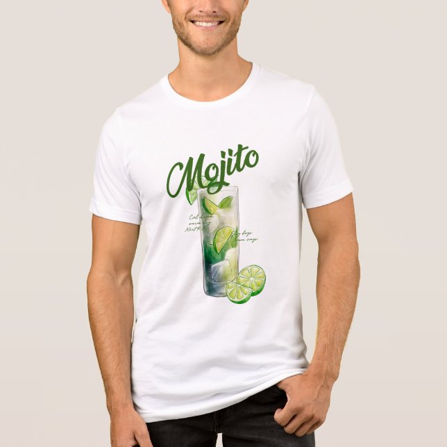 Minty Lemon Vibes Tri-Blend Shirt (Vorderseite)